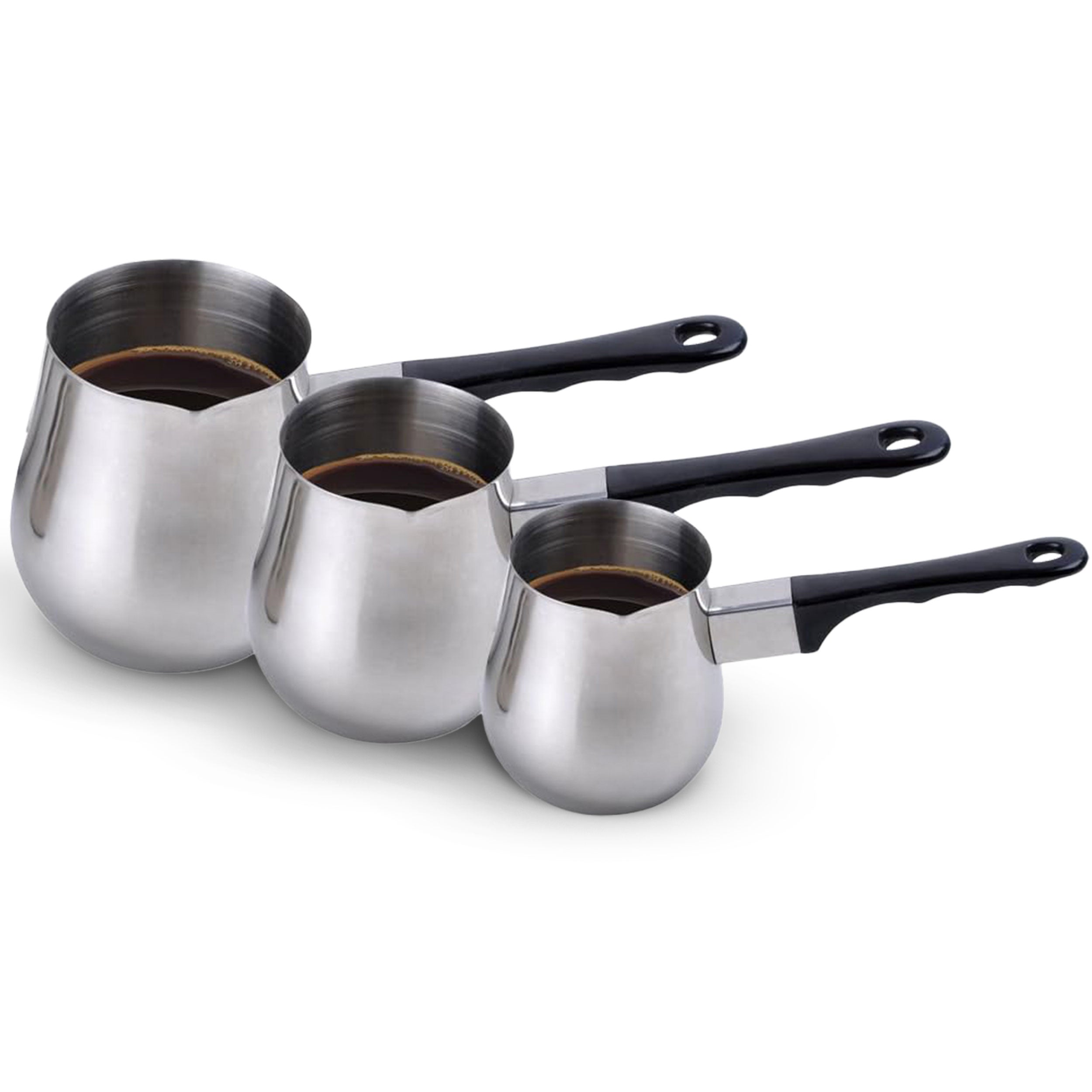 Small Pot Oil Pots Cooking Sauce Pan Pour Spout Pans Coffee Maker Mini  Metal Milk Nonstick