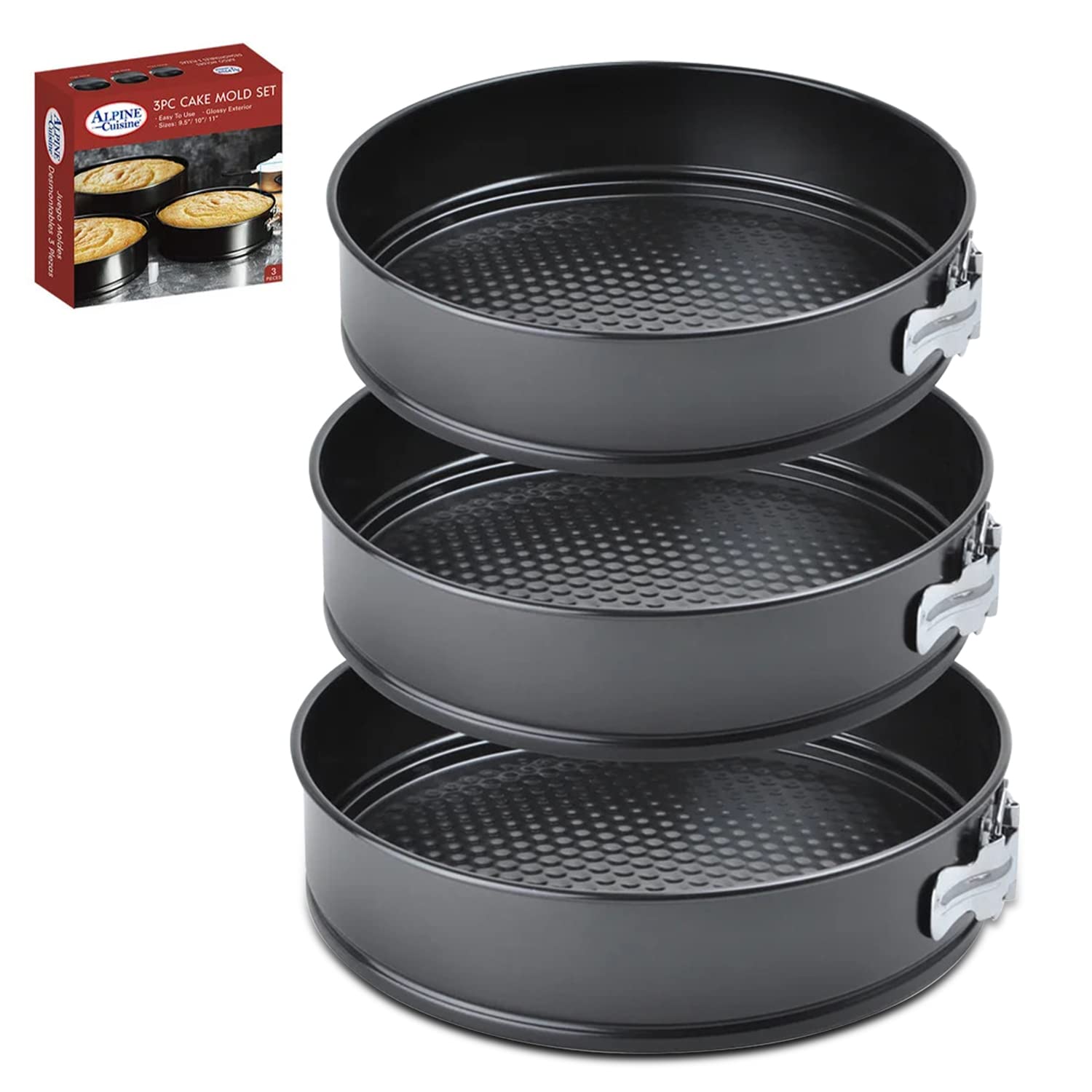 4/7/8/9/10/11/12 inch Round Carbon Steel Non-stick Springform Cake Pan