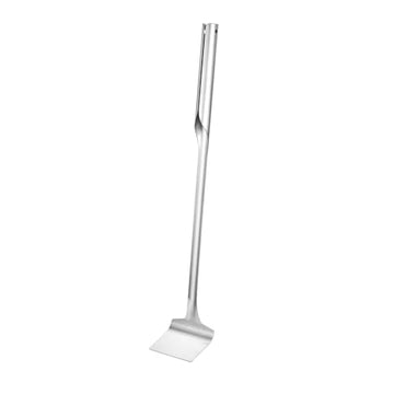 Alpine Cuisine Heavy-Duty Stainless Steel BBQ Charcoal Rake & Scraper Tool for Grills & Fire Pits