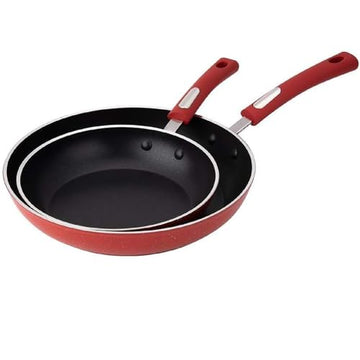 Hamilton Beach Forged Aluminum 2 pc Fry Pan Skillet Set, PFOA PTFE Free