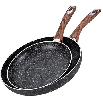 Hamilton Beach Fry Pan 2pc Set Aluminum 9.5