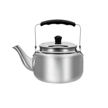 Alpine Cuisine 2.7L Stainless Steel Tea Kettle – Stovetop Water Boiler with Heat-Resistant Handle & Lid Knob, Durable Polished Finish Teapot for Gas, Electric Cooktops