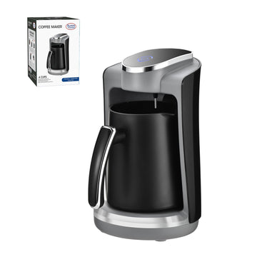 Alpine Cuisine Turkish Coffee Maker – 250ML Electric Coffee Pot with Boil Dry, Overheat Protection & Anti-Overflow System, 120V, 60Hz, 400W