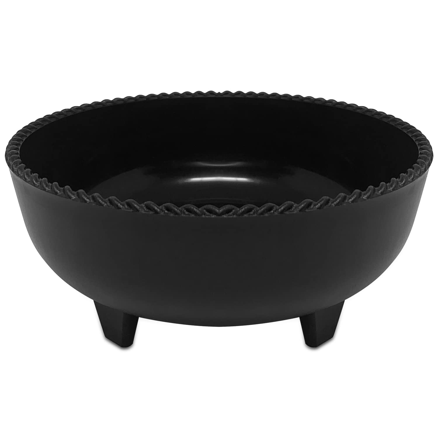 Alpine Cuisine Big Salsa Bowls (Molcajete) 6in/16cm, High-Quality & Food Grade Plastic Material, Heavy Duty & Easy to Clean, Multi-Purpose Salsa Bowl for Serving, Durable & Dishwasher Safe