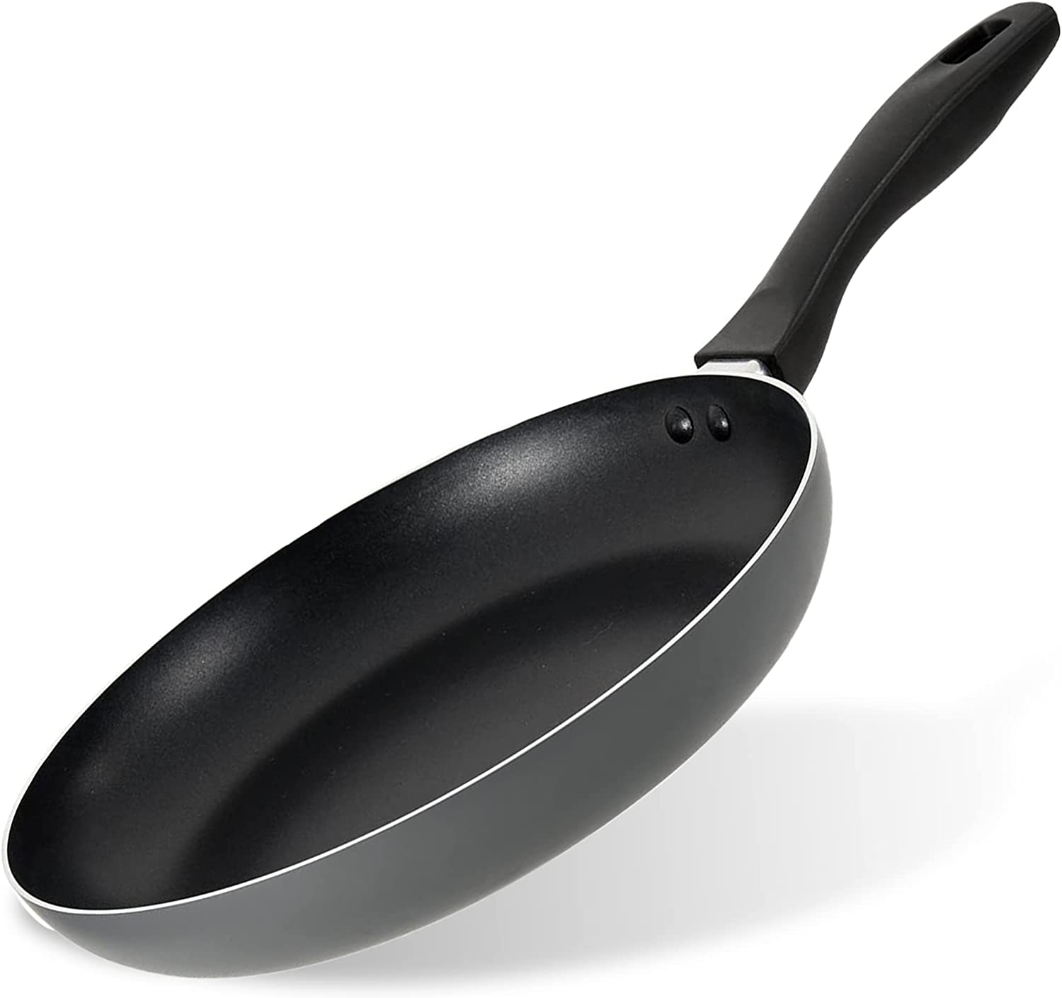 Alpine Cuisine Aluminium Nonstick Coating Frying Pan Gray 10in with Ergonomic Bakelite Handle & Healthy Cooking Pan, Ideal for Family, Durable & Evenly Heated, Heavy Duty & Dishwasher Safe