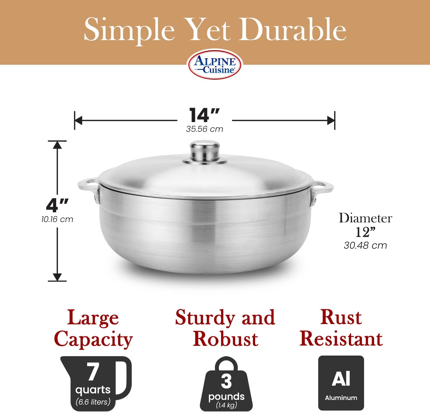 Caldero - Aluminum Dutch Oven ·