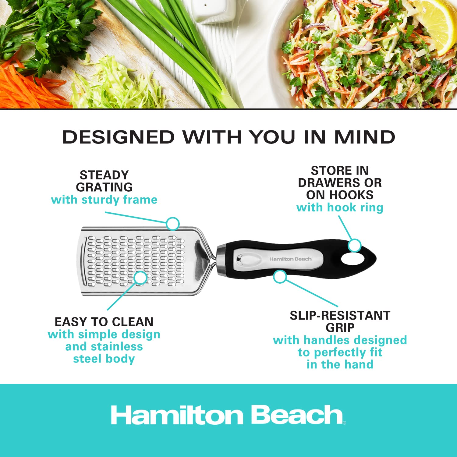 Hamilton Beach Can Opener 8.5In Soft Touch PP Handle, Stainless