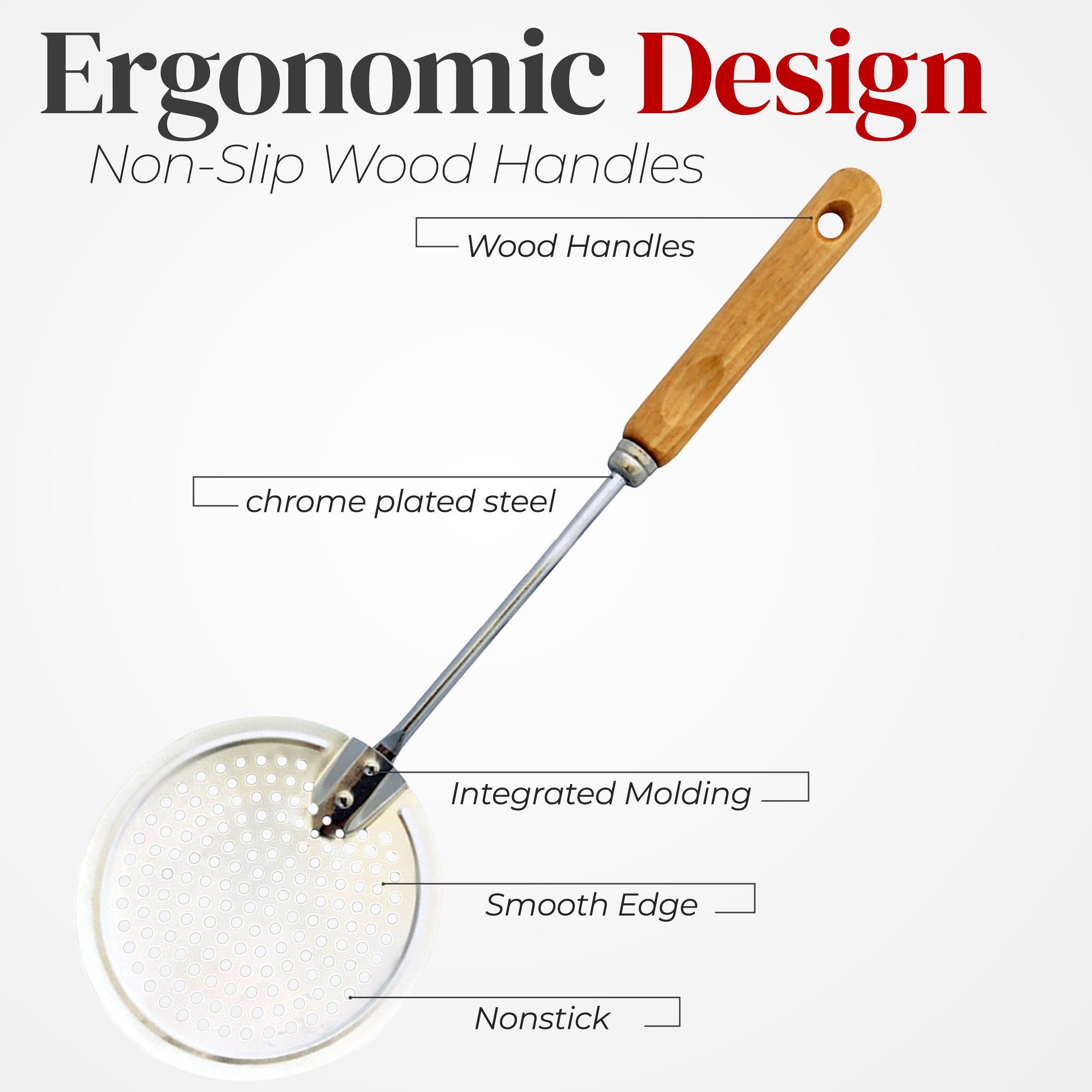 Mesh Skimmer With Bamboo Handle at ₹ 18/piece | Kitchen Skimmers in Mesh Skimmer With Bamboo Handle at ₹ 18/piece | Kitchen Skimmers in
